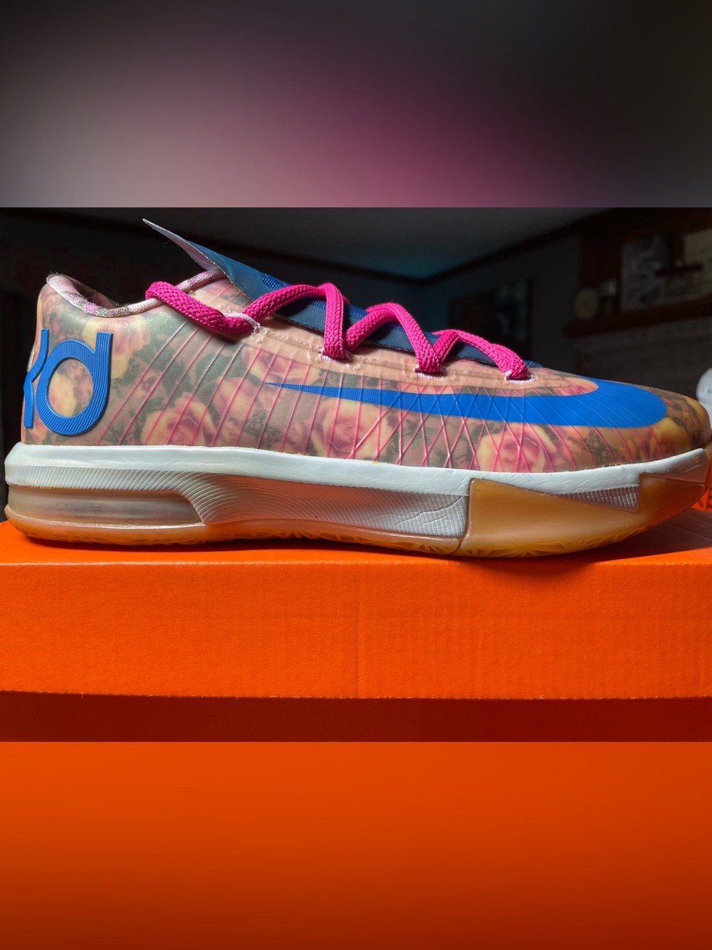 Nike KD VI 6 Aunt Pearl (GS) Size 6Y-7.5W